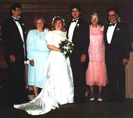 Glenn and Alaire RothHaas on their wedding day!