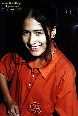 Nina RothHaas, Christmas 1996