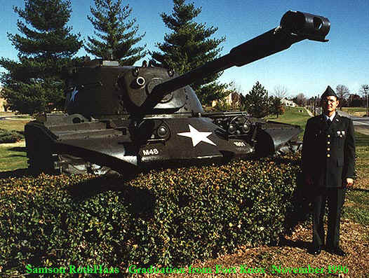 Samson graduates from Basic Training, November 1996